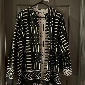 Stunning reversible linen mix jacket